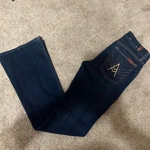 Women’s seven for all mankind A pocket flare Jean. Sz 27.
